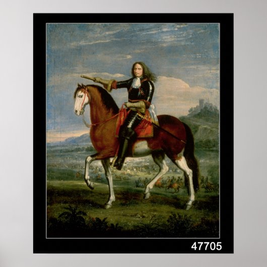 Equestrian Portrait Poster (Voorkant)