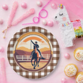 Equestrian Rider Papieren Bordje (Feest)