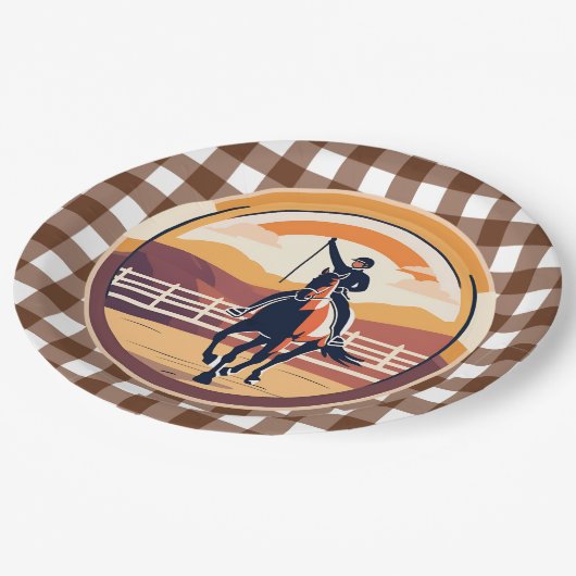 Equestrian Rider Papieren Bordje