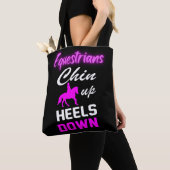 Equestrian Riding Quotes Tote Bag (Dichtbij)