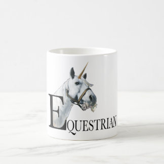 Equestrian side eye unicorn koffiemok