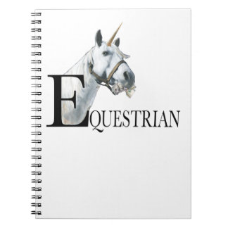 Equestrian side eye unicorn notitieboek