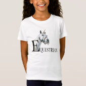Equestrian side eye unicorn T-Shirt (Voorkant)