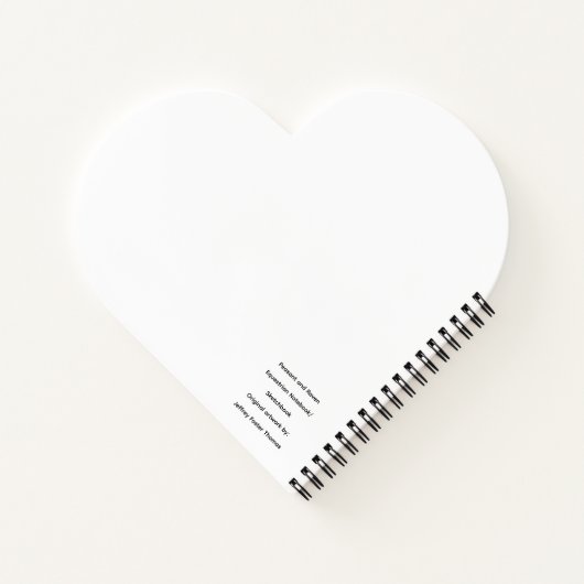 Equestrian Spiral Notebook Unlined Sketchbook  Notitieboek (Achterkant)