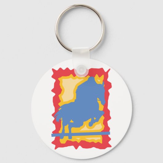 Equestrian Stamp Sleutelhanger (Voorkant)