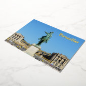 Equestrian standing of Louis XIV in Versailles Folie Feestdagenkaart (Gedraaid)