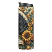 Equestrian Sunflower Rustic Floral Beauty Thermosbeker (Geroteerd rechts)