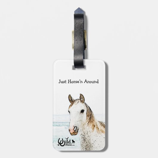 Equestrian Tack ID Label Bagagelabel (Achterkant verticaal)