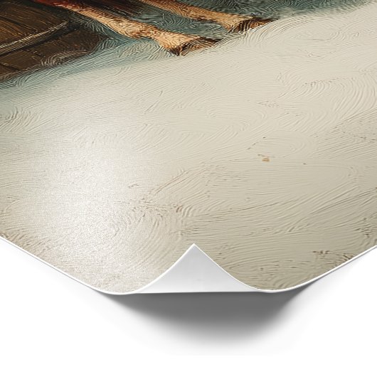 Equestrian Tartan Christmas Poster (Hoek)