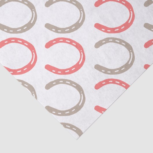 Equestrian Th-Hoefijzers Pattern Tissuepapier (Detail)