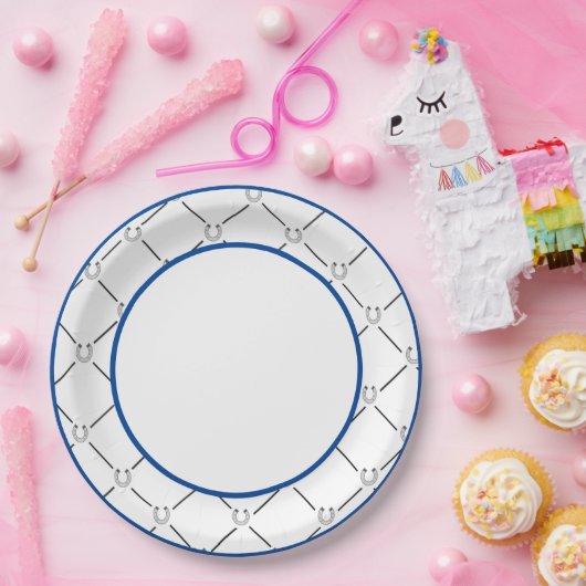 Equestrian ThMED Paper Bord - Hoefijzer (Feest)