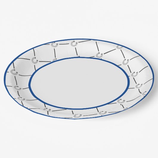 Equestrian ThMED Paper Bord - Hoefijzer (Gekanteld)