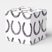 Equestrian Thorming Hoefijzers Pattern Bedankdoosjes (Achterkant)