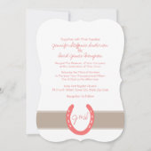 Equestrian Thorming Hoefijzers Pattern Kaart (Voorkant)