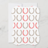 Equestrian Thorming Hoefijzers Pattern Kaart (Achterkant)