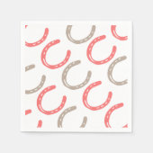 Equestrian Thorming Hoefijzers Pattern Servet (Voorkant)