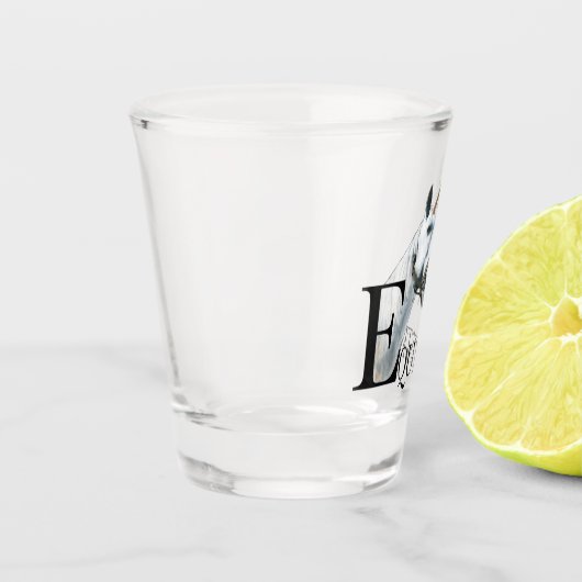 equestrian unicorn side eye shot glas (Links)