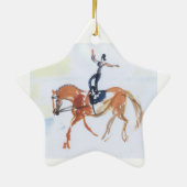 Equestrian Vaulters Keramisch Ornament (Achterkant)