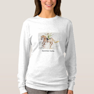 Equestrian Vaulting Art T Shirt