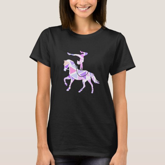 Equestrian Vaulting Horses I Vault T-shirt (Voorkant)