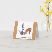 Equestrian Vaulting notitiekaarten (Gele Bloem)