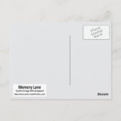 Equestrian Woman Briefkaart (Achterkant)