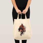 Equestrian Woman Tote Bag (Voorkant (product))