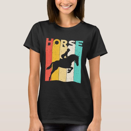 Equestrianisme Vrouwen Riding Girls Horse Sty T-shirt (Voorkant)