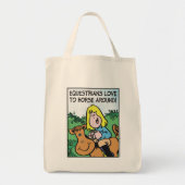 Equestrians Love Tote Bag (Voorkant)