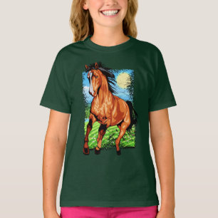 Equestrië - Boerderij Stallion Horse - Paardrijden T-shirt
