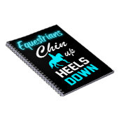 Equestriërs gooien omhoog notitieboek (Rechterzijde)