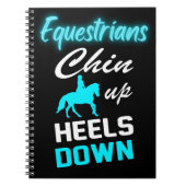 Equestriërs gooien omhoog notitieboek (Voorkant)