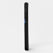 Equestriërs kantelen op blauw geel Case-Mate iPhone case (Achterkant/links)