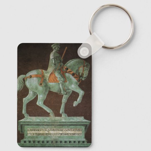 Equestrisch monument voor Sir John Hawkwood, Uccel Sleutelhanger (Achterkant)