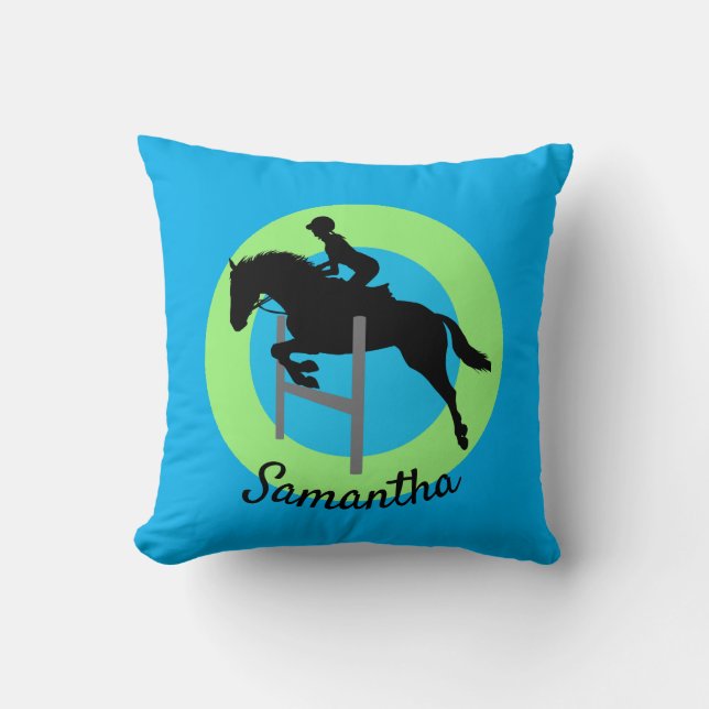 Equestrisch ontwerp kussen (Voorkant)
