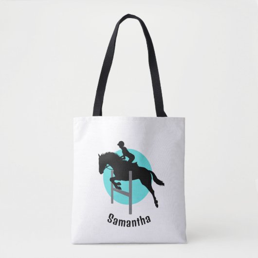 Equestrisch ontwerp tote bag (Voorkant)