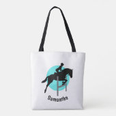 Equestrisch ontwerp tote bag (Achterkant)