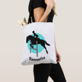 Equestrisch ontwerp tote bag (Dichtbij)
