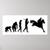Equestrisch Show Jumping Rigers cadeauideeën Poster (Voorkant)