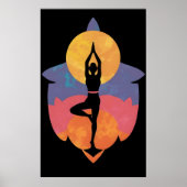 equilibre yoga poster (Voorkant)