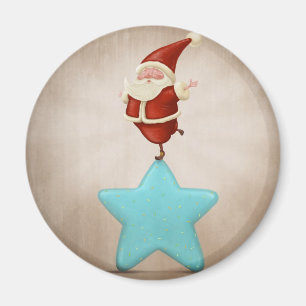 Equilibrist Santa Claus Magneet