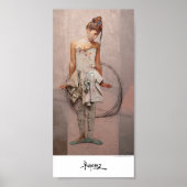 "Equilibrista Con Aro" van Ruiperez Poster (Voorkant)