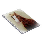 Equine Art Brown Horse Notitieboek (Rechterzijde)