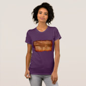Equine Art en "I Dream of Horses" Citaat T-shirt (Voorkant volledig)