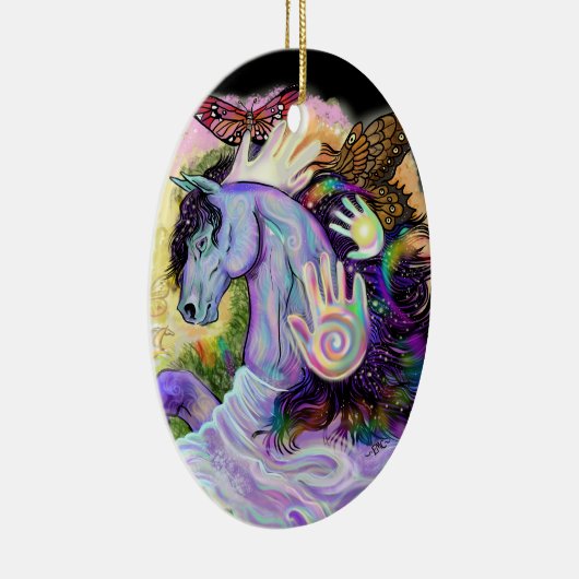 Equine Dreams Keramisch Ornament (Rechts)
