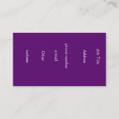 Equine Dreams~ Visitekaartje (Achterkant)