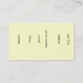 Equine Dreams~visitekaartjes Visitekaartje (Achterkant)