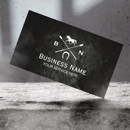 Equine Elegant Horseback Riding Equestrian Visitekaartje