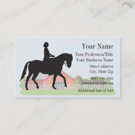 Equine Equestrian Dressage Visitekaartje