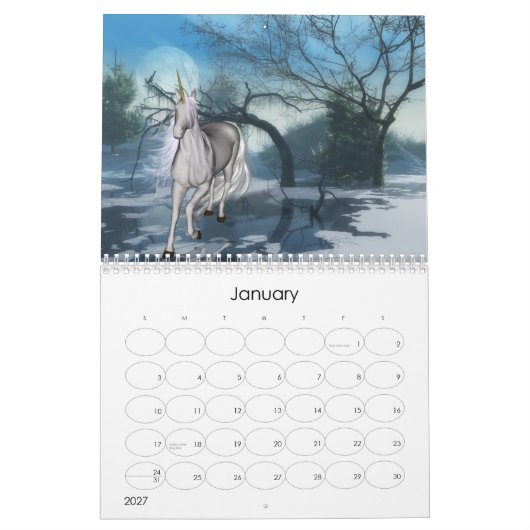 Equine Fantasy in 2013 Kalender (Jan 2027)